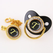 Load image into Gallery viewer, Luxury Black Baby pacifiers