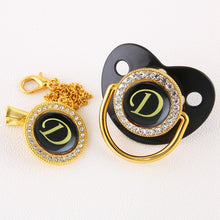 Load image into Gallery viewer, Luxury Black Baby pacifiers