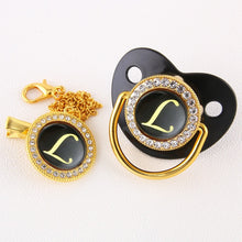 Load image into Gallery viewer, Luxury Black Baby pacifiers