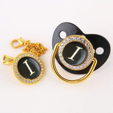 Load image into Gallery viewer, Luxury Black Baby pacifiers
