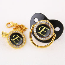 Load image into Gallery viewer, Luxury Black Baby pacifiers
