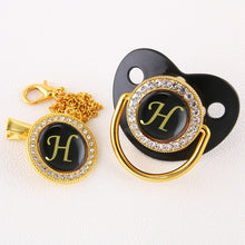 Load image into Gallery viewer, Luxury Black Baby pacifiers
