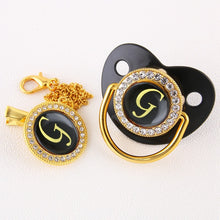 Load image into Gallery viewer, Luxury Black Baby pacifiers

