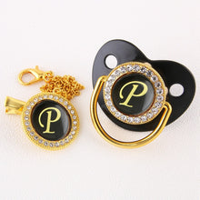 Load image into Gallery viewer, Luxury Black Baby pacifiers
