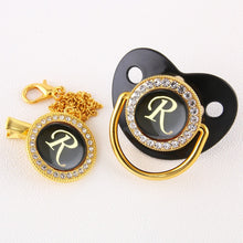 Load image into Gallery viewer, Luxury Black Baby pacifiers
