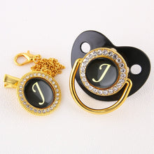 Load image into Gallery viewer, Luxury Black Baby pacifiers
